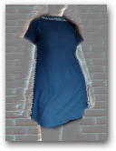 Vestido Azul Petroleo  » Click to zoom ->